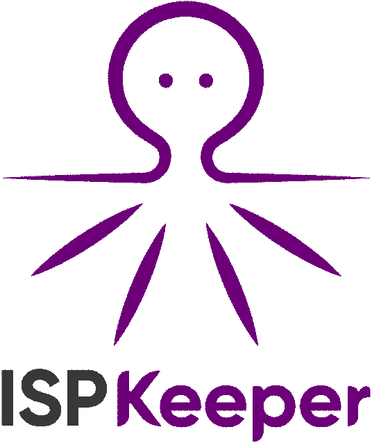Logo animado de ISPkeeper
